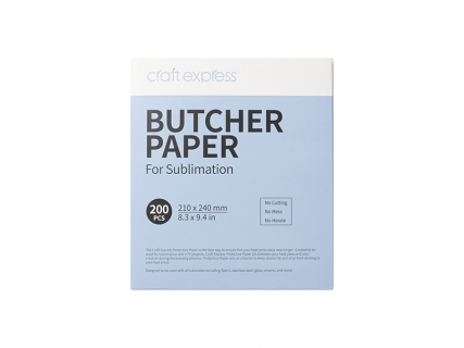Craft Express Butcher Paper (210*240mm/8.3&quot;x9.4&quot;, 200pcs/pack)