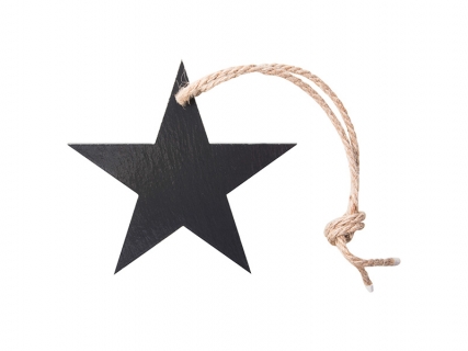 5&quot; Star Slate Ornament