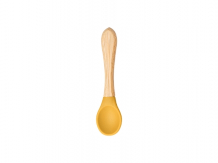Bamboo Baby Bowl Spoon(Yellow)