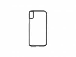 Carcasa iPhone X insert no incluido (Goma, Negro)