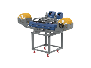 OtterPro Top &amp; Bottom Heating Lanyard Heat Press w/ Feeding Device(9.8&quot;*39.3&quot;/25*100cm, Seychelles Blue)