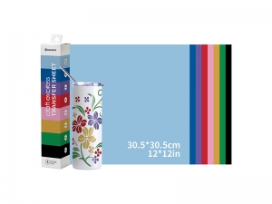 Craft Express Sublimation Transfer Sheet  8pcs (8 colors, 30.5*30.5cm/12&quot;x12&quot;&quot;)