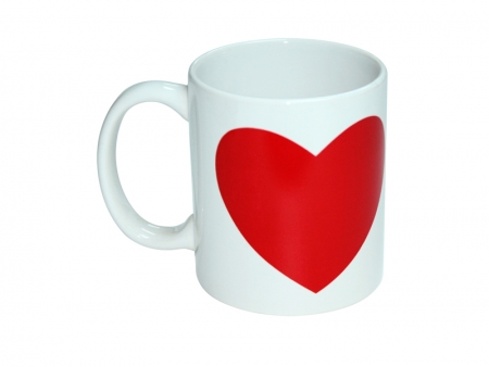 Sublimation 11oz Heart Color Change Mug