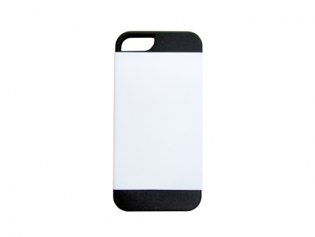 3D iPhone 5/5S 二合一插卡式手机壳保护壳 黑色 （磨砂)
