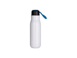 17OZ/500ml Acero Inoxidable Bottle con Portable Lid(Blanco)