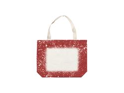 Tote Bag Lino Estrellado  (Rojo,  48*35cm)