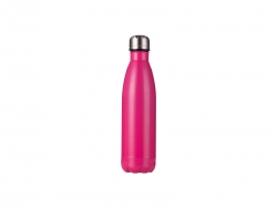 Sublimation 17oz/500ml Stainless Steel Cola Bottle (Rose red)