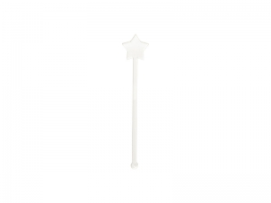 Sublimation Blanks Acrylic Drink Stirrers (3*14.5*0.4cm,Star Shape)