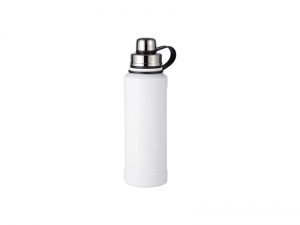 28OZ/850ml Sublimation Stainless Steel Bottle (White)