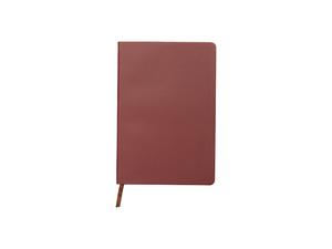 Basketball Pattern Engraving Leather Notebook(Red W/ Black,14.7*21*1.2cm)