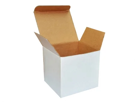 Caja blanca de cartón para taza de 15Oz