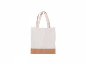 Sublimation Blanks Linen Stitching Cork Eco-Friendly Shopping Bag