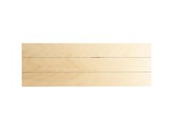 Sinal de Painel de Madeira Retangular com Listras (45*15*1,5cm)