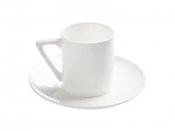 3OZ三角手柄咖啡杯（带盘子）
