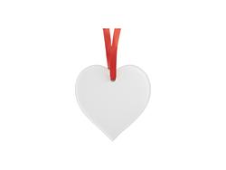 Adorno acrílico de sublimación (corazón, 7,6 * 7,6 * 0,2 cm)