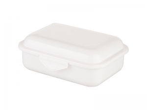 Plastic Lunch Grid Box(White)