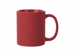 Sublimation 11oz Full Color Mug (Frosted, Red)