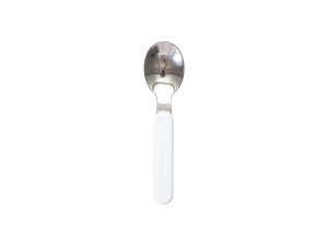 Sublimation blanks Stainless Steel Kid Spoon w/ Plastic Handle MOQ: 300pcs