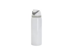 Garrafa de Água SS 40oz/1200ml com Tampa Portátil Flip One Touch (Branco)