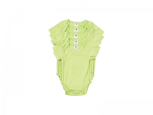 Sublimation Blanks Baby Onesie Short Sleeve(Green)