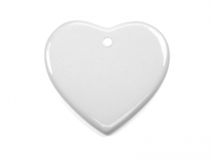 Sublimation 3&quot; Heart Ornament with Hole