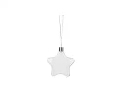 Adorno Plástico com corda (Estrela, 9*9.5cm)
