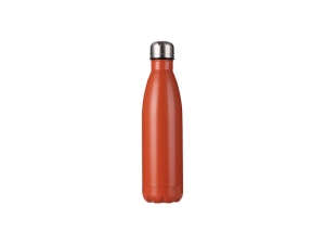 Sublimation 17oz/500ml Stainless Steel Cola Bottle (Orange)