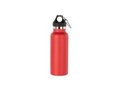 500ml/17oz Powder Coated Stainless Steel Bottle (Red)