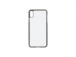 Sublimation iPhone XS Max Cover (Plastic, Black)