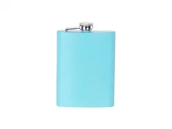 8oz/240ml Stainless Steel Hip Flask (Mint Matt)