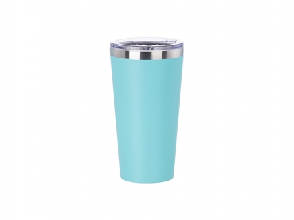 16oz/480ml Powder Coated Stainless Steel Tumbler (Mint Green)