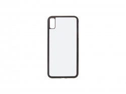 Carcasa iPhone XS Max Sin Insert (Goma, Negro)