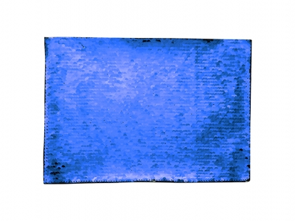 Sublimation Flip Sequins Adhesive (Rect, Dark Blue W/ White)