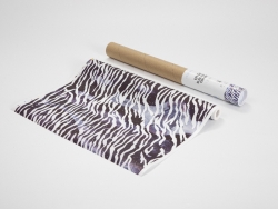 3D Sublimation Hydro Transfer Paper Roll(Blue Zebra, 38*1220cm/ 15in x 40ft)