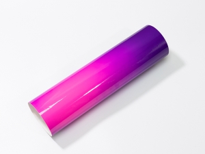 Adhesive Hot Color Changing Vinyl(Purple to Pink, 12in*12 in)