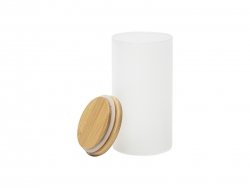 Sublimation Blanks 25oz/750ml Frosted Skinny Glass Storage Jar