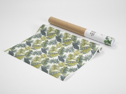 3D Sublimation Hydro Transfer Paper Roll(Green Tropic Leaves, 38*1220cm/ 15in x 40ft)