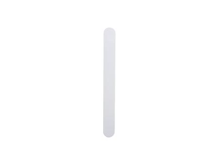 Lima de uñas de acero inoxidable sublimación (forma de rectángulo de esquina redondeada, 2 * 18 cm)