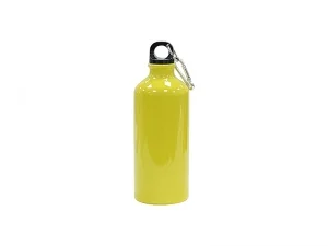 Sublimation Blanks 20oz/600ml Aluminium Water Bottle(Yellow)
