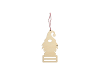 Sublimation Plywood Money Holder Ornament(10.2*20.5*0.4cm, Santa Hat Shape)