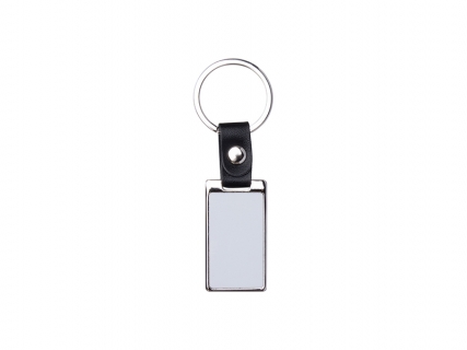 Sublimation PU Strap Key Chain (Rectangle, 2.5*7cm)