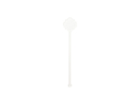 Sublimation Blanks Acrylic Drink Stirrers (3*15*0.4cm,Flower Shape)